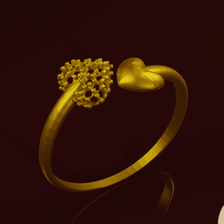 anillo-corazon.png Archivo STL Anillo corazon / Heart Ring・Objeto imprimible en 3D para descargar