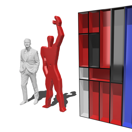 🗿 O MODULOR - LE CORBUSIER・Arquivo 3D para Impressão 3D・Cults