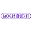 flash contorno.obj Moon Knight Marvel Logo