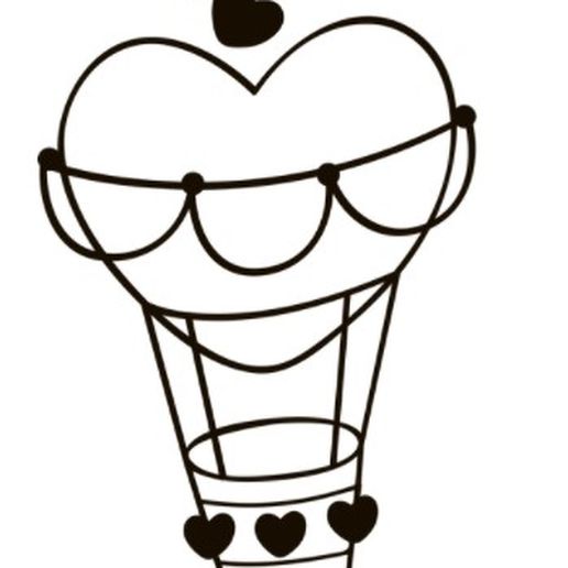 balloon cookie cutter 3D model