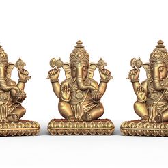 Ganesh-Ji-Lotus-3D-Model-05.jpg Descargar archivo OBJ Ganesh Ji Lotus Modelo 3D 05 • Modelo para la impresión en 3D, 3dreamrun