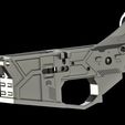 AR-15-LOWER-EnforcedLogo-001.jpg Archivo STL AR15 ENFORCED L. UPDATE・Modelo de impresión 3D para descargar