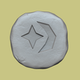 cosmic.png Runa Cósmica - Runescape - Chaveiro STL