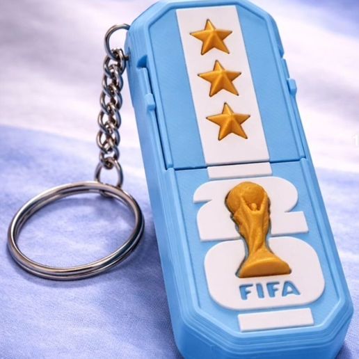 llavero de porta celu de la fifa 3D model