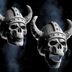 capa-skull-viking-ed.jpg 3D file Skull Viking / Mythic Legion Version・3D print design to download
