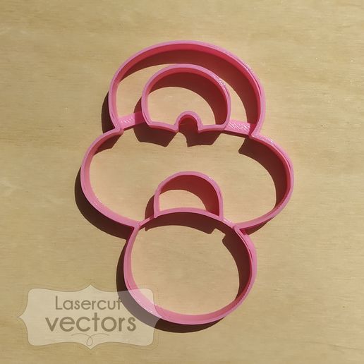 baby shower cookie cutter - baby shower cookie cutter 3D model