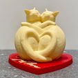 21.jpeg PURE LOVE 🐾❤️ Hugging Cats – Valentine’s Day 3D Print Decor