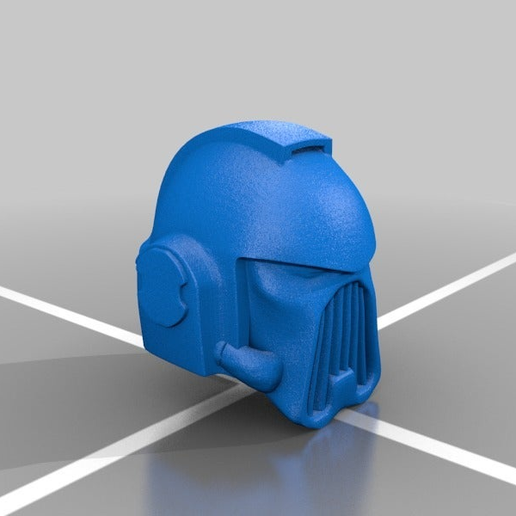 Free STL file Kharn Helmet WIP・3D printer model to download・Cults