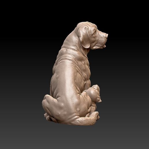 dogs5.jpg Download free STL file dogs sculpture • 3D print model, stlfilesfree