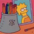 torre nuclear simpsons.jpg NUCLEAR TOWER SIMPSONS pencil holder vase nuclear tower