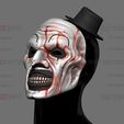 07.jpg Art The Clown Mask With Hat - Terrifier 3 Cosplay For Halloween