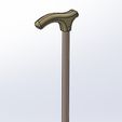 STL file Cane Handle 🦯・Model to download and 3D print・Cults