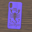 Case iphone X y XS Scorpio3.png Case Iphone X/XS scorpio sign