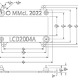 LCD2004FrontMountx.png Rear Panel Mount for 2004 LCD - Arduino