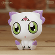 culumonB04.png Culumon Chibi Digimon Tamers 4 models Easy Print