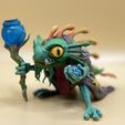 thumbnail_IMG_9123.jpg Free STL file Morgl the Oracle (Hearthstone Murloc Shaman)・3D print design to download