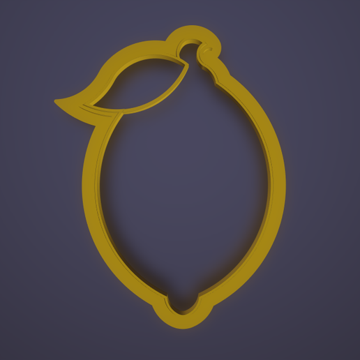 lemon polymer  clay cutter 3D model
