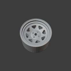Rim16.jpg Archivo STL Llantas de rueda a escala 1:64 - Rim#16・Plan de impresión en 3D para descargar