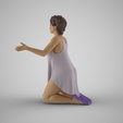 038341.png Kneeling Compassionate Woman
