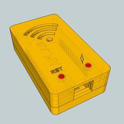 ESP8266_case_2015_01_28_v4_1.jpg Free STL file ESP8266 ESP-12E nodeMCU Lua Case・3D print model to download
