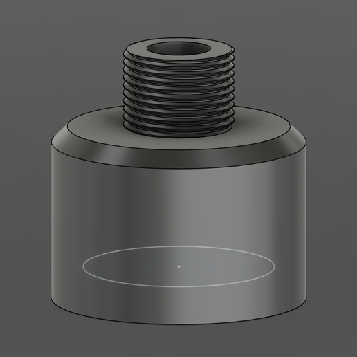🔫 14mm neg to 24x1.5 pos adapter (emg helios/ares striker)・Free 3MF ...