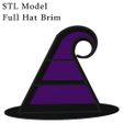 Witch-Hat-Shelf-Pic6.jpg 3D Witch Hat Standing 3-Tier Shelf STL Gothic Wiccan Crystal Display