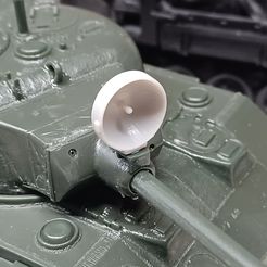 20220708_131937.jpg Free STL file 1/35 Scale M-50/51 Super Sherman Main Gun Search Light・3D printable object to download, Razz_Dabat_Designs