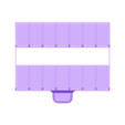 Split Drawer_Paint Rack Assembly - Split v2_18ml Tray Front.stl Dropper bottle paint drawers.