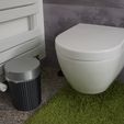 DSC06620.jpg Waste garbage can, bucket swing lid, cosmetic bin, bathroom bucket