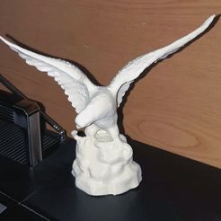 eagle.jpg STL file Eagle and snake・3D printable design to download