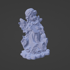 6.png Descargar archivo STL gratis Modelo de impresión 3D de un ángel・Modelo para la impresora 3D, krzysztofgodlewski