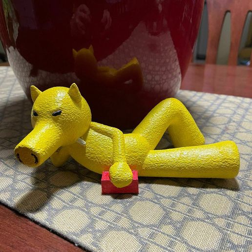 Quasimoto Lounge Life フィギュア 置物 👾 QUASIMOTO LOUNGE LIFE・ STL File for ・Cults