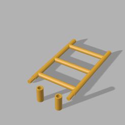 Sans-nomhryr.jpg Fichier STL gratuit Echelle pour cage oiseaux・Objet imprimable en 3D à télécharger