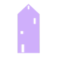 Haus 2 Corpus Mini.stl MINI Version - Christmas tea light house, Christmas decoration, Christmas village, LED