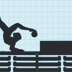 medallero-ritmica-pelota.jpg Fichier STL Tableau des médailles de la gymnastique rythmique avec ballon・Plan pour imprimante 3D à télécharger