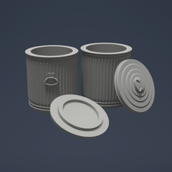 24gal1to35.png STL file US Army Trash Can 24Gals 1/35・3D printing design to download