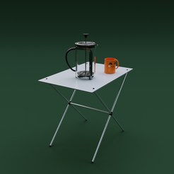 T2_rend_1.png Fichier STL Table de camping portable・Design imprimable en 3D à télécharger, FreddyPhantom