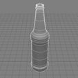 tbref2.jpg Beer Bottle 3D Model