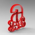 6666.99.jpg numbers cookie cutters full pack 12 stl  models set ready for 3D printing