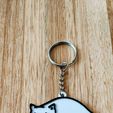 make.jpeg Tired cat keychain