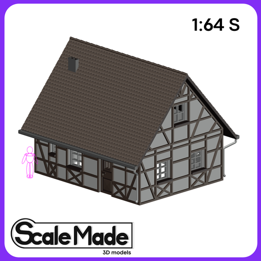 8.png Kleines klassisches deutsches Haus - Maßstab 1:64 S