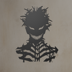 Halloween-monster-2.png STL-Datei Halloween Wandkunst・Design zum Herunterladen und 3D-Drucken