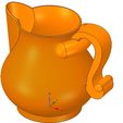 Vpot07-12.jpg cup jug vessel vpot17 for 3d-print or cnc