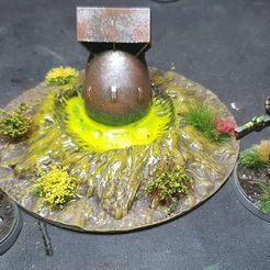 20230911_140614-01.jpg Fichier STL La guerre dans les terres désolées de Fallout : Le cratère de Fat-Man Nuke・Modèle à imprimer en 3D à télécharger