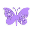 Flower butterfly 2.stl Flower Butterfly (Pack 1)