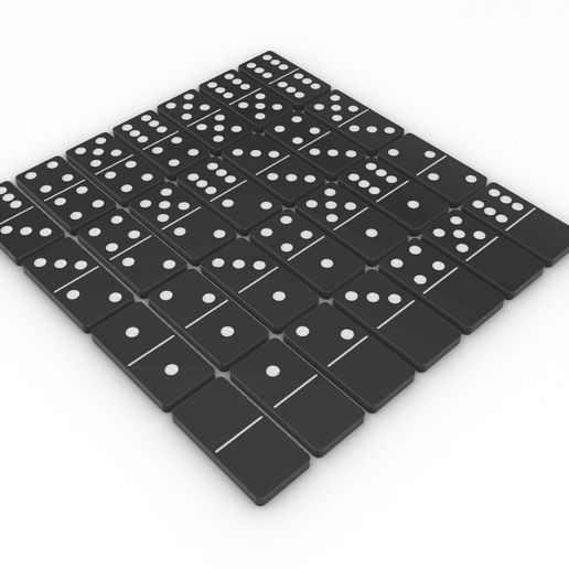 🧩 Domino with Case・ OBJ File for 3D printing・Cults