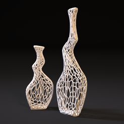 10000.jpg 3D file vase voronoi・3D printer model to download, zalesov
