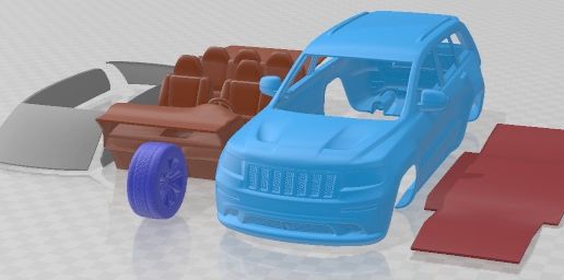 Jeep Grand Cherokee SRT8 2012 Printable Car