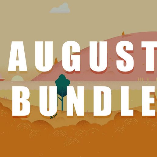 August cookie cutter bundle - 3D model önizlemesi