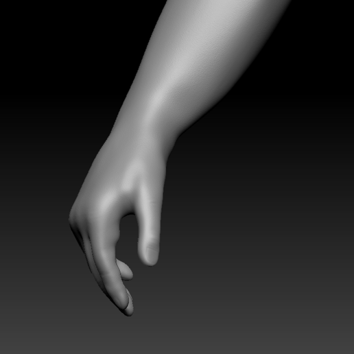 STL file A high poly hand model ・Design to download and 3D print・Cults